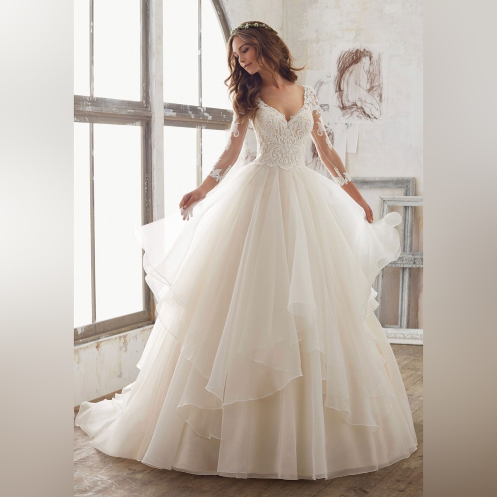 Mori Lee “Maya” Princess Style Wedding Gown